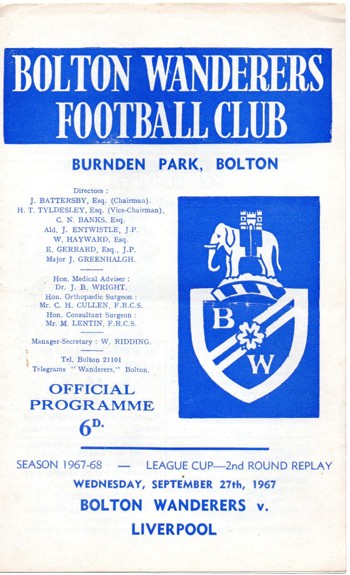 Match programme